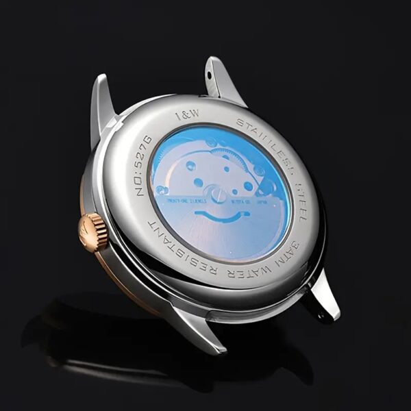 Carnival High-End Herren Automatikuhr: Sportlich-elegant mit Saphirglas – Bild 7