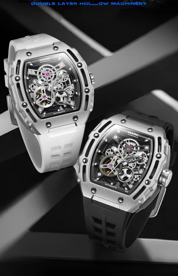 DITALING FW-6700: Luxuriöse Herren-Automatikuhr im Tonneau-Skelett-Design – Bild 12
