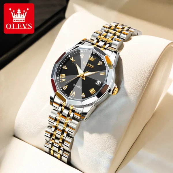 OLEVS Geschenkset Luxus-Quarzuhr für Damen-Eleganz trifft Funktionalität – Bild 11