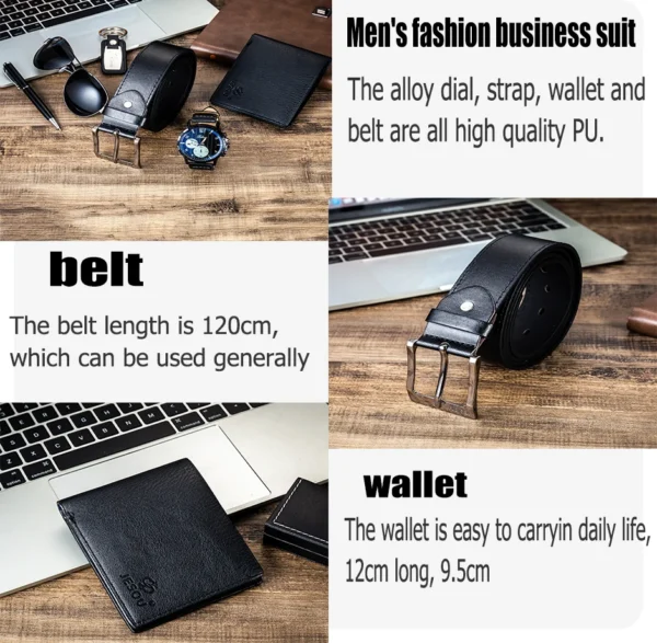 Luxuriöses Geschenkset für Herren: 6-in-1 Business-Accessoires – Bild 21