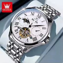 OLEVS 7013 Herren-Automatikuhr - Luxus, Mondphase und das Geheimnis des Uhrwerks