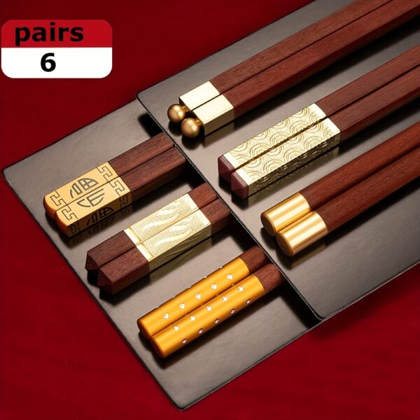 Essstäbchen-Set aus Rotem Sandelholz-Zeitlose Eleganz für Ihr Zuhause – Bild 7