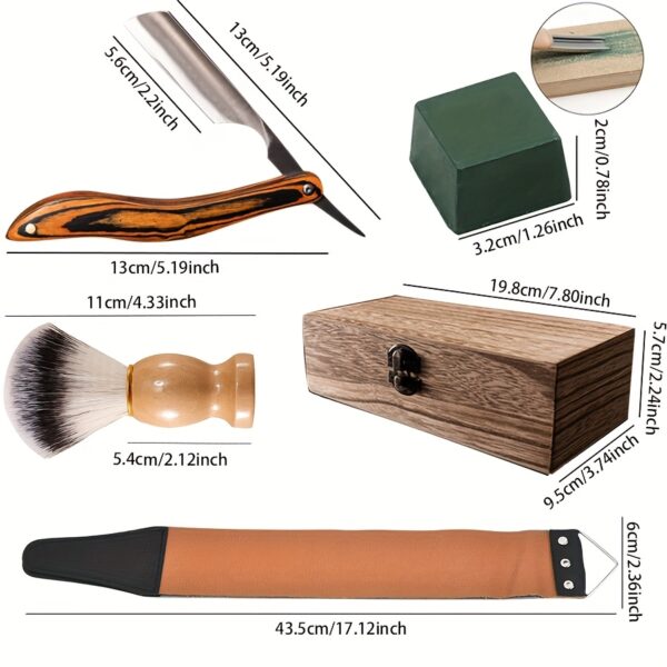 Herren Rasiermesser-Set - Traditionelle Rasur mit Stil und Präzision – Bild 3