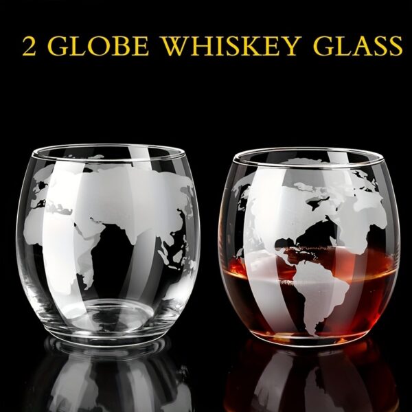 Globe Whiskey Dekanter-Set mit 4 Gläsern - Das Ultimative Geschenk für Spirituosen-Liebhaber – Bild 10
