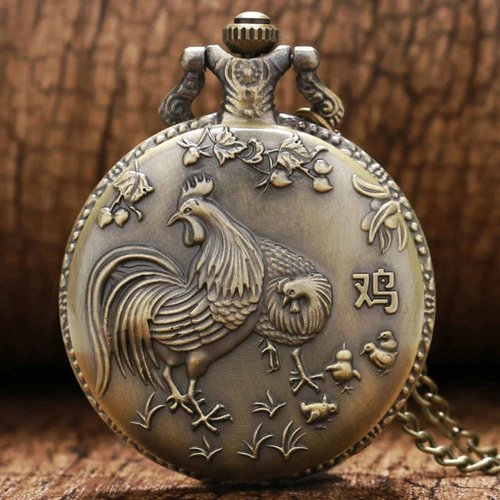 YISUYA Antike Sternzeichen-Taschenuhr: Retro-Charme und präzises Design