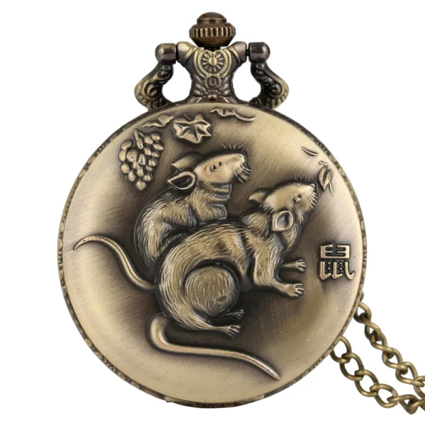 YISUYA Antike Sternzeichen-Taschenuhr: Retro-Charme und präzises Design – Bild 7