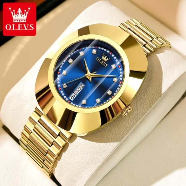 OLEVS 7017 Neue Diamant-Luxus-Quarzuhr für Damen - Eleganz und Alltagstauglichkeit – Bild 8