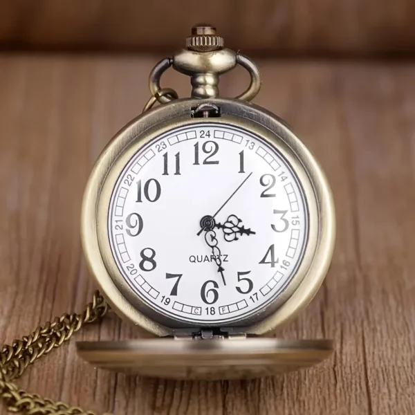 Neue Vintage Bronze Taschenuhr - Eine Sammlung für Sie und Ihn – Bild 3