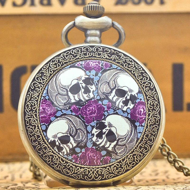 Vintage Bronze-Silber Steampunk Taschenuhr-Muschel-Design mit Sammlerwert