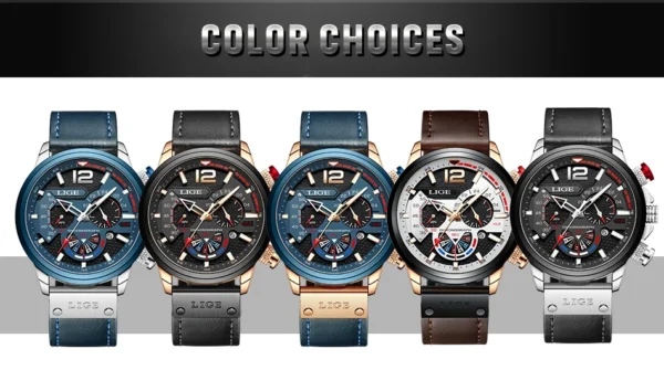 Fashion Herrenuhr - Luxuriöser Chronograph mit Sport-Appeal – Bild 20