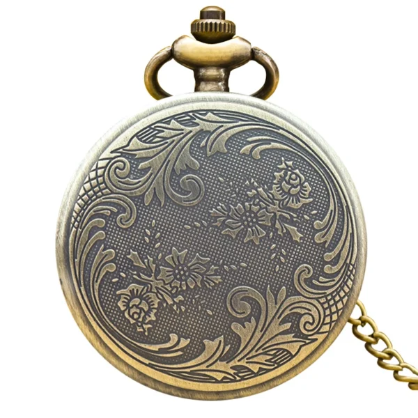 Vintage Bronze-Silber Steampunk Taschenuhr-Muschel-Design mit Sammlerwert – Bild 15