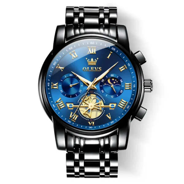 OLEVS 2859 Herrenuhr – Klassische Römische Skala, Luxus Quarz-Uhr mit Leuchtfunktion & Wasserdicht – Bild 10