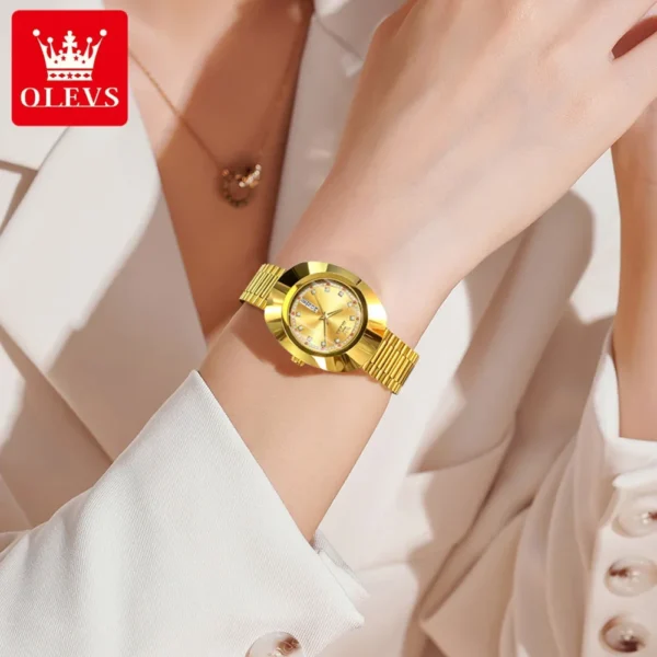 OLEVS 7017 Neue Diamant-Luxus-Quarzuhr für Damen - Eleganz und Alltagstauglichkeit – Bild 6