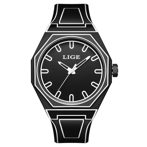 LIGE 89171 Herrenuhr: Luxuriöse Militär-Sportuhr mit Chronograph – Bild 8