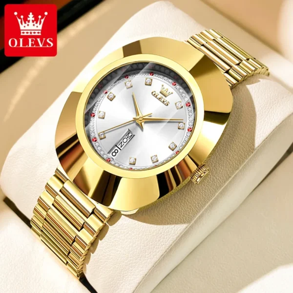 OLEVS 7017 Neue Diamant-Luxus-Quarzuhr für Damen - Eleganz und Alltagstauglichkeit – Bild 7