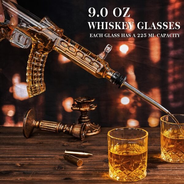 AK47 Whiskey Dekanter-Set: Einzigartiges Geschenk für Stilvolle Genießer – Bild 8