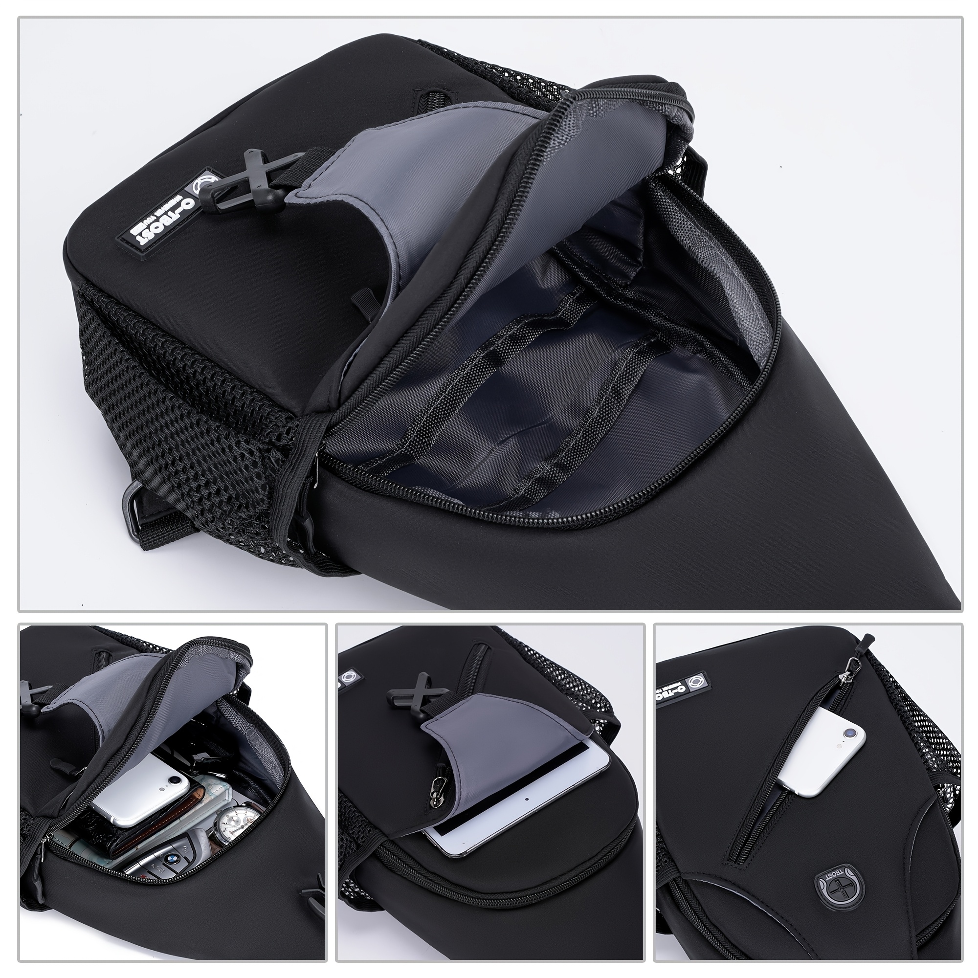 Sportlicher Sling-Rucksack & Handy-Armtasche im Set – Leicht & Funktional – Bild 8