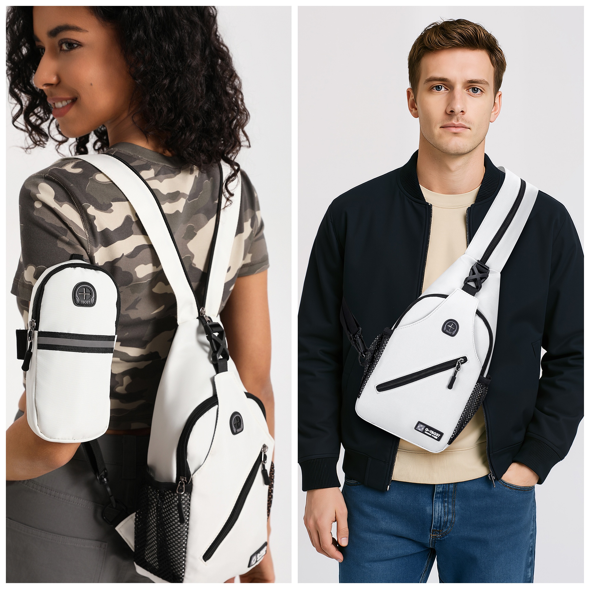 Sportlicher Sling-Rucksack & Handy-Armtasche im Set – Leicht & Funktional – Bild 3