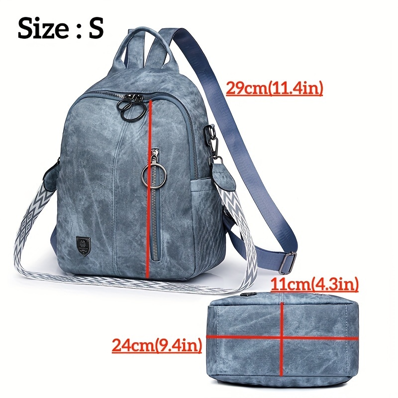 Kompakter Damen-Rucksack aus Kunstleder – Klein, Leicht & Vielseitig – Bild 8