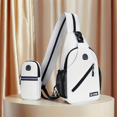 Sportlicher Sling-Rucksack & Handy-Armtasche im Set – Leicht & Funktional