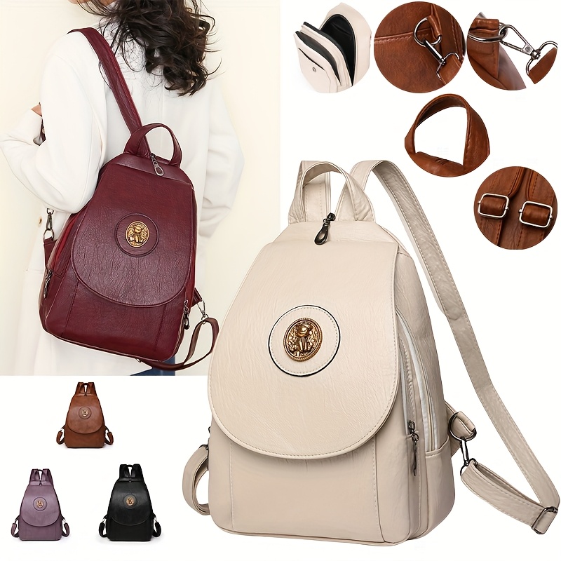 Minimalistischer Damen-Rucksack – Weich, Leicht & Praktisch für den Alltag