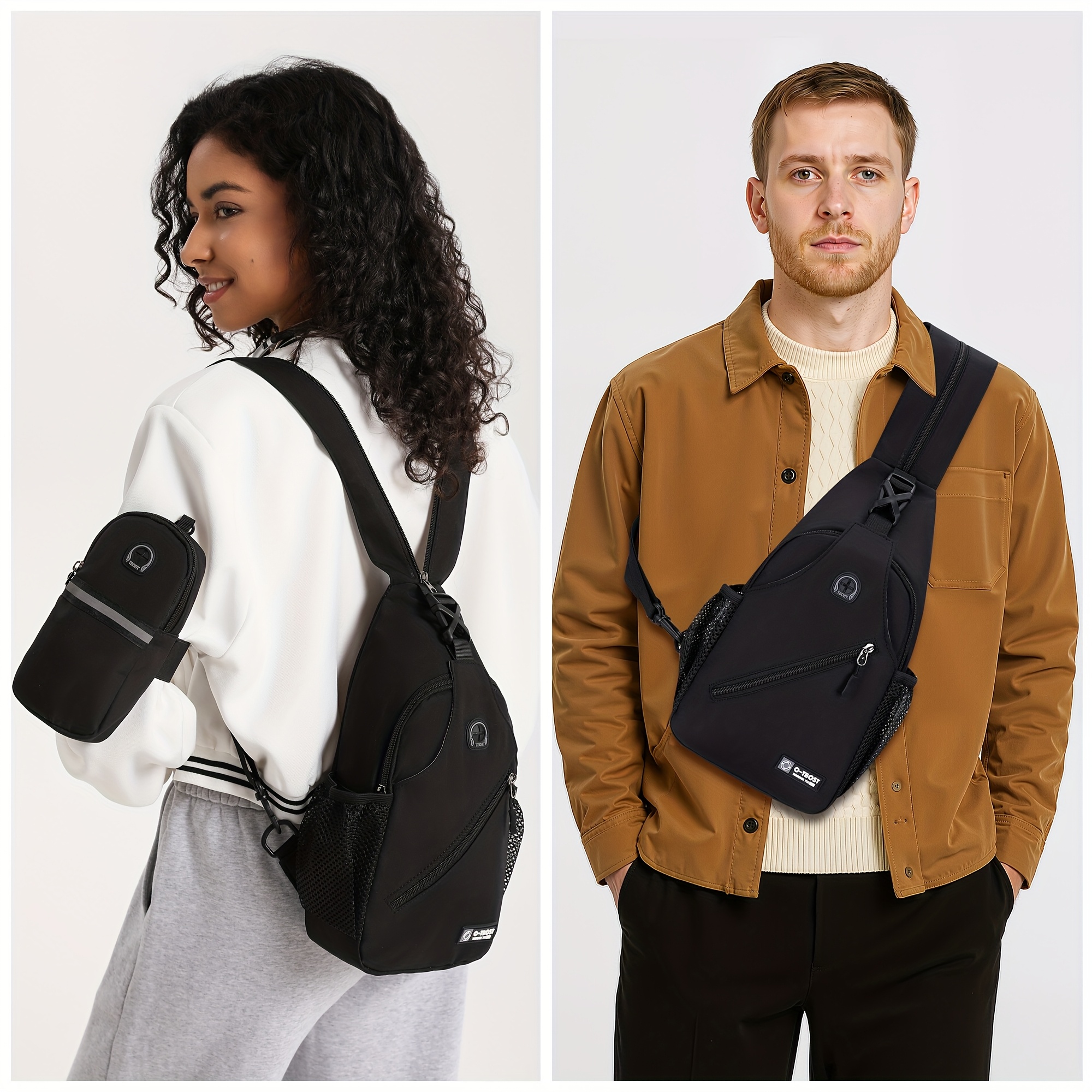 Sportlicher Sling-Rucksack & Handy-Armtasche im Set – Leicht & Funktional – Bild 9