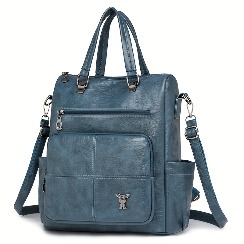 Wandelbarer Damen-Rucksack im Vintage-Stil – Als Tasche & Rucksack tragbar – Bild 9