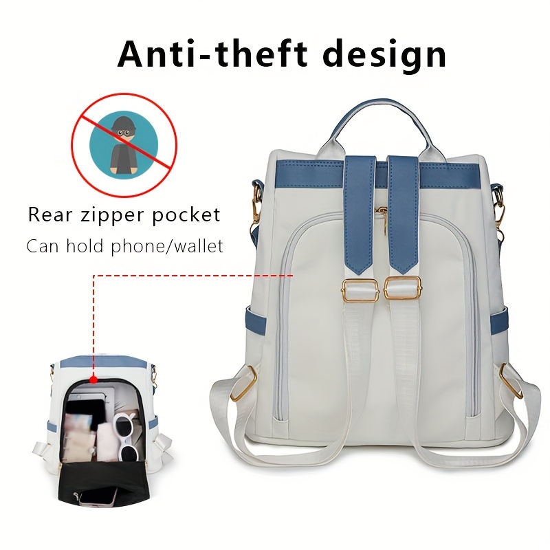 Eleganter Anti-Diebstahl-Rucksack für Damen – Stilvoll und Sicher für Reise und Alltag – Bild 10